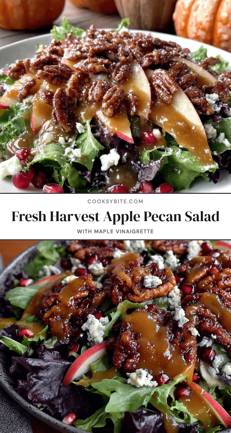 apple pecan salad with maple vinaigrette recipe