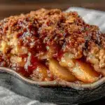 brown butter apple crisp - featured image