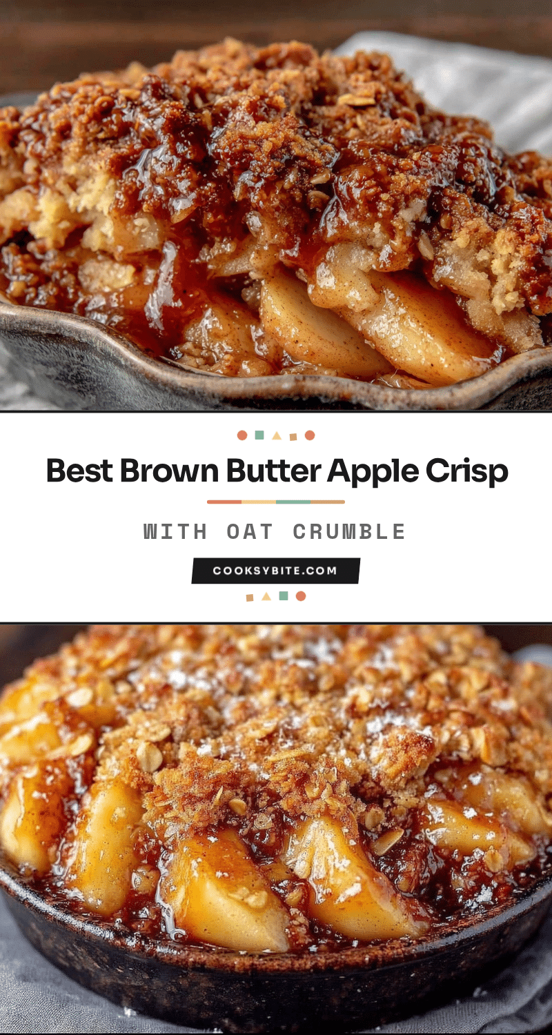 brown butter apple crisp recipe
