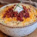 creamy loaded baked potato soup - featured image