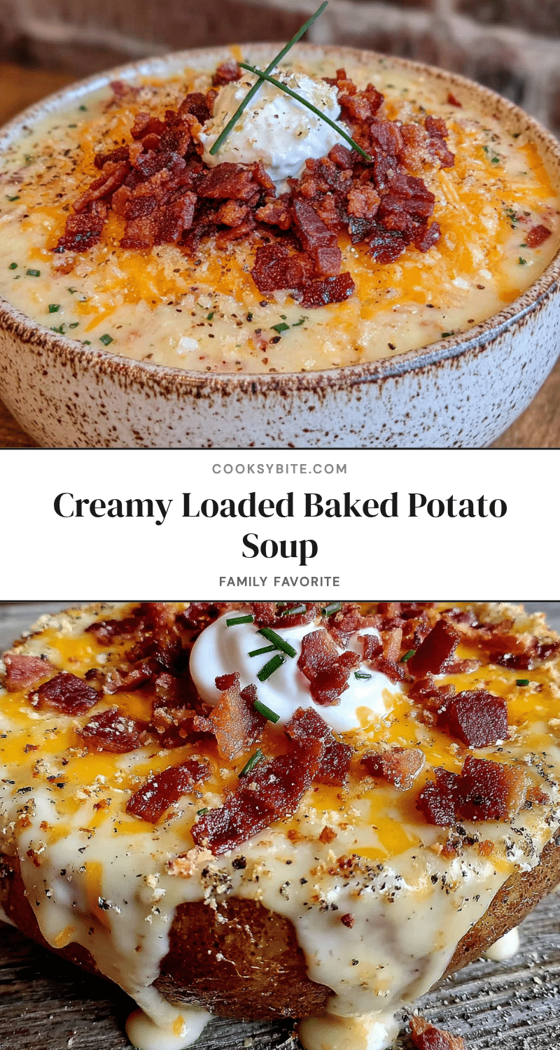 creamy loaded baked potato soup recipe
