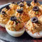 halloween deviled eggs - featured image