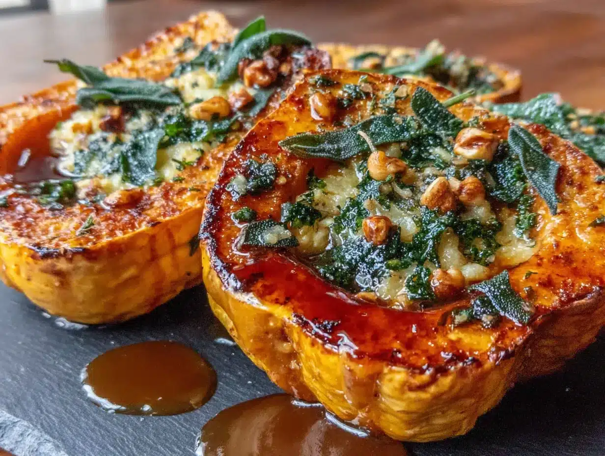honeynut squash with brown butter and sage preparation steps