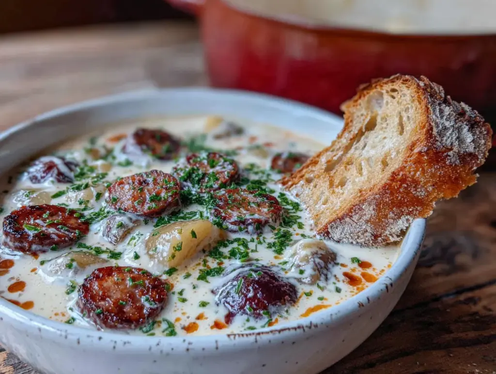 kielbasa and potato soup - featured image
