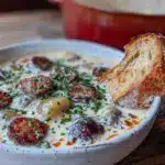 kielbasa and potato soup - featured image