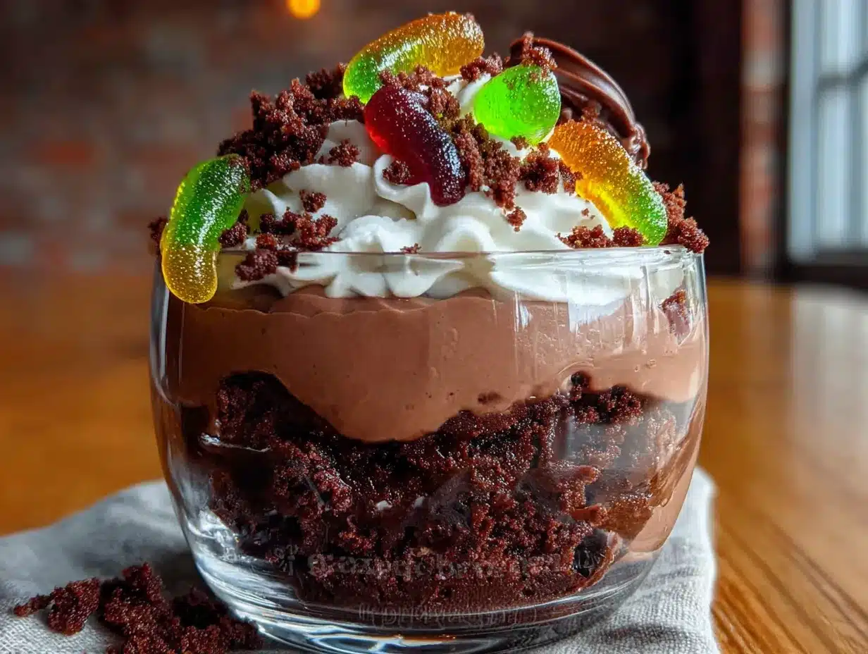 Oreo dirt cups preparation steps