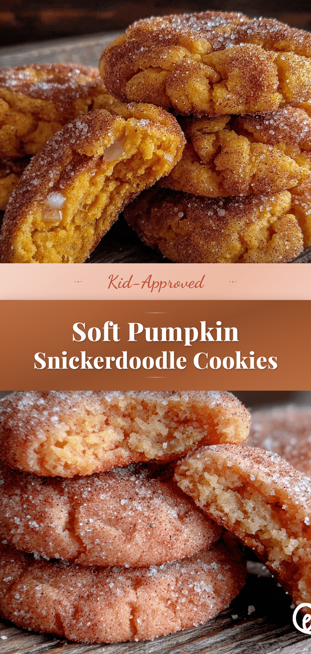 Pumpkin snickerdoodle cookies recipe