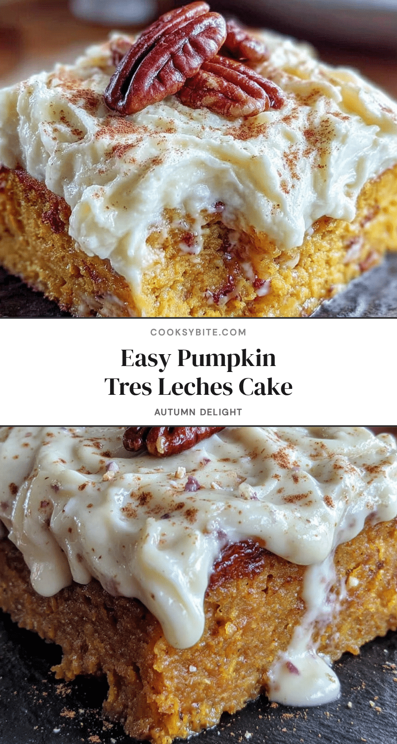 pumpkin tres leches cake recipe