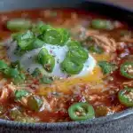 slow cooker chicken enchilada soup - featured image