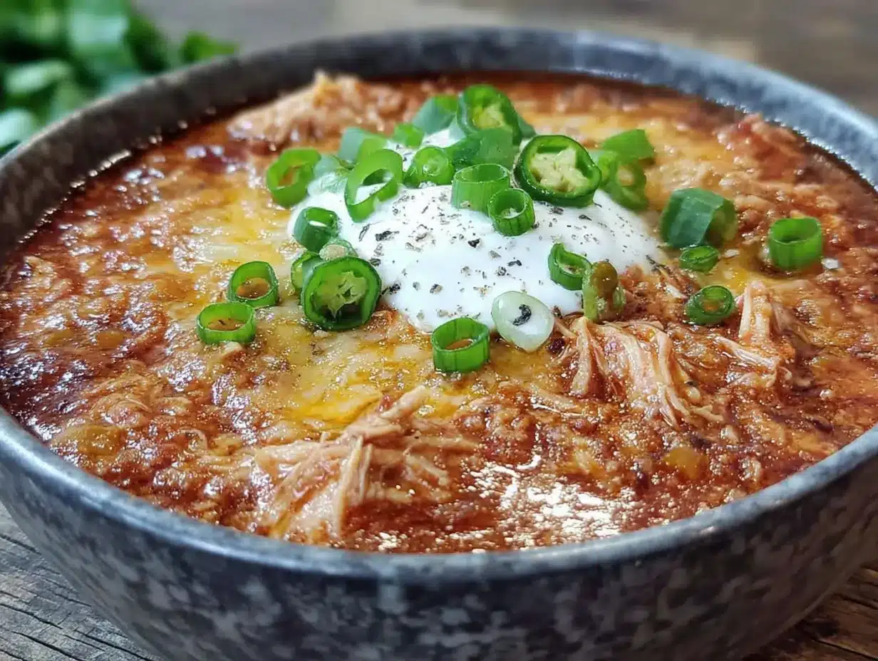 slow cooker chicken enchilada soup preparation steps
