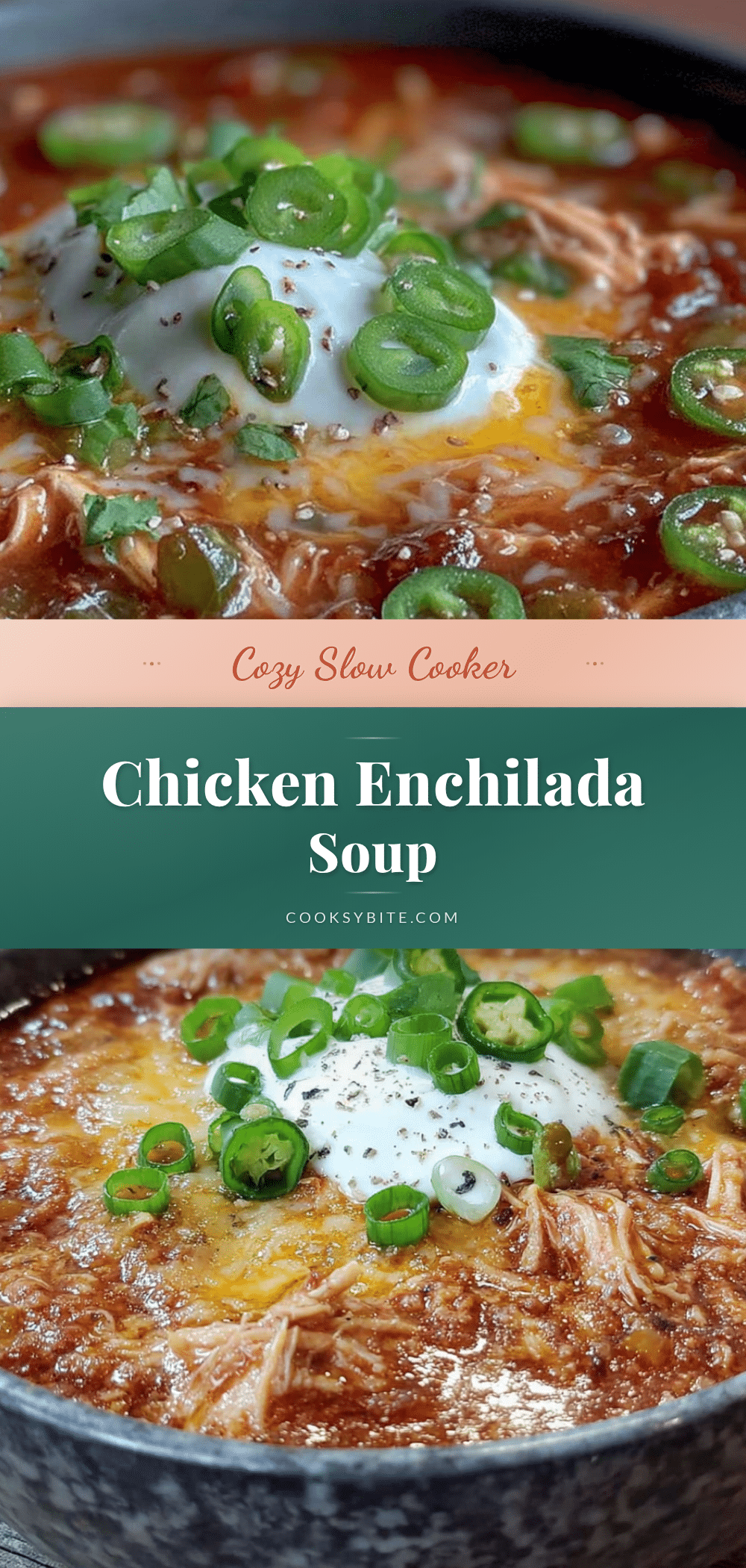 slow cooker chicken enchilada soup recipe