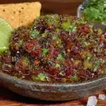 smoky roasted green tomato salsa - featured image