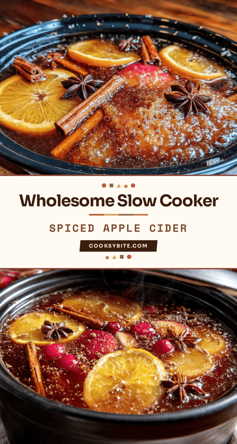 wholesome slow cooker spiced apple cider recipe